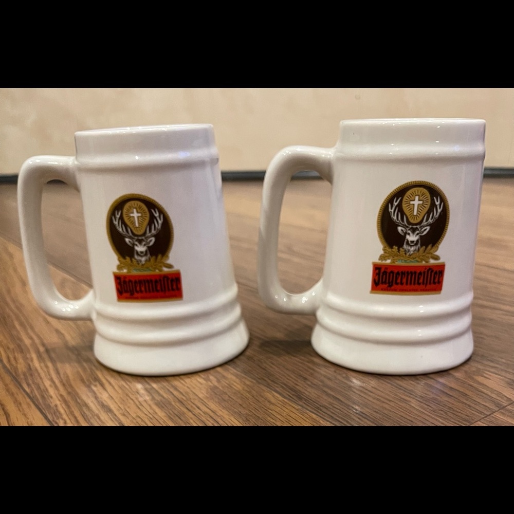 2 - Jagermeister Stein Jagerfest 2000 Mugs Ceramic Collectible Stein Glass